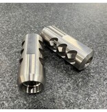 SALMON RIVER SOLUTIONS SRS LEVER ACTION BRAKE, TI, 45 CAL, 11/16-24, POLISHED