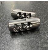 SALMON RIVER SOLUTIONS SRS LEVER ACTION BRAKE, TI, 45 CAL, 11/16-24, POLISHED