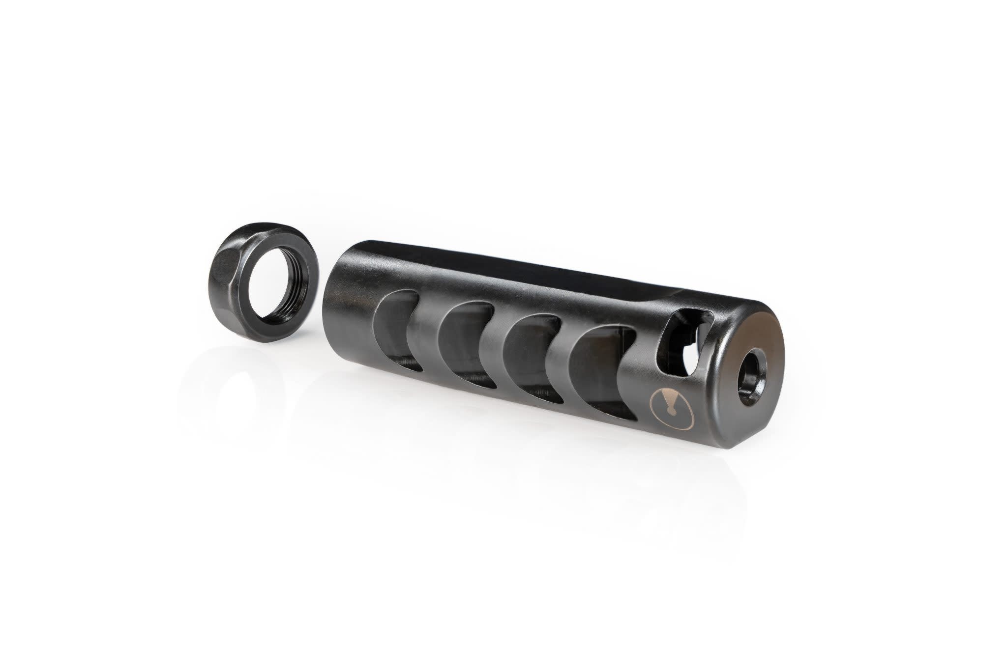 ULTRADYNE ULTRADYNE USA APOLLO LR COMPENSATOR MUZZLE BRAKE, .875" NUT, 6.5MM, 5/8X24