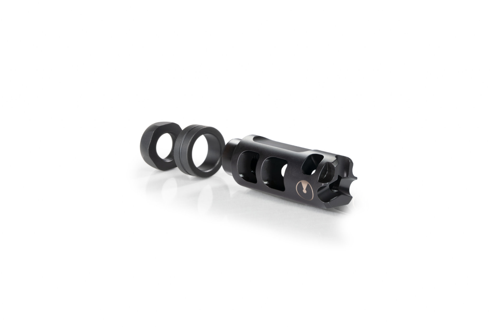 ULTRADYNE ULTRADYNE USA PULSE COMPENSATOR MUZZLE BRAKE, 22 CAL, 1/2X28