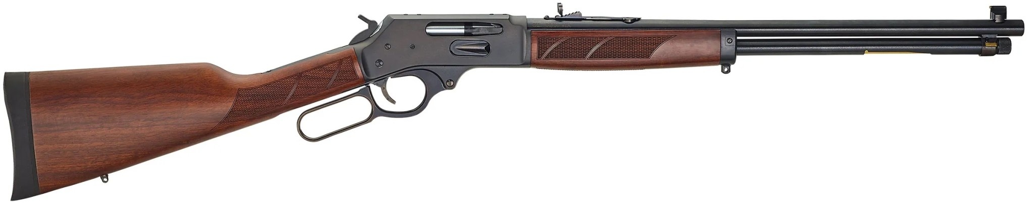 HENRY HENRY STEEL LEVER ACTION RIFLE, 30-30 WIN, SIDE GATE