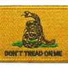 ENGAGE PRECISION ENGAGE PRECISION VELCRO PATCH, DON'T TREAD ON ME