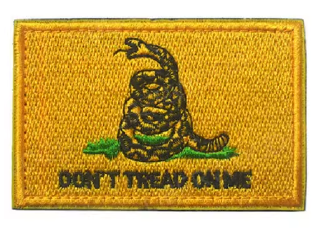 ENGAGE PRECISION ENGAGE PRECISION VELCRO PATCH, DON'T TREAD ON ME