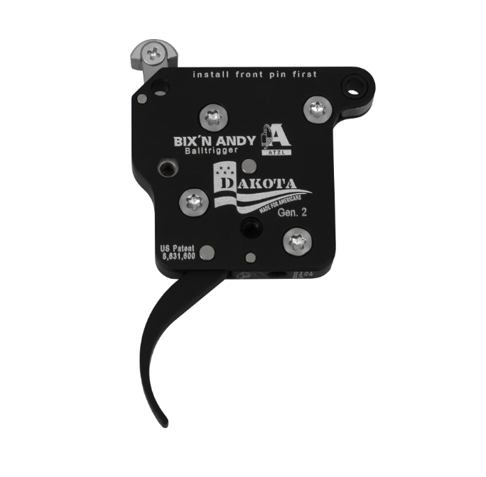 BIX'N ANDY DAKOTA TRIGGER, REMINGTON 700, TOP LEFT SAFETY, CURVED