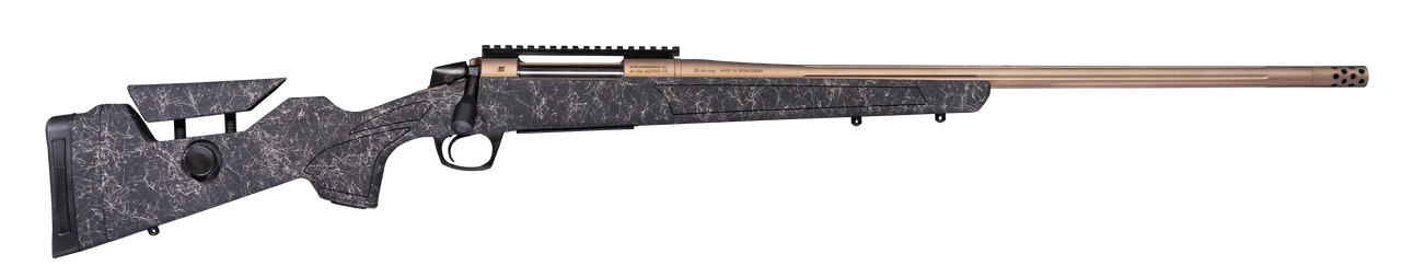 CVA CVA CASCADE LONG RANGE HUNTER RIFLE, 6.5 PRC, SMOKED BRONZE, BLACK W/ SMOKED BRONZE WEB
