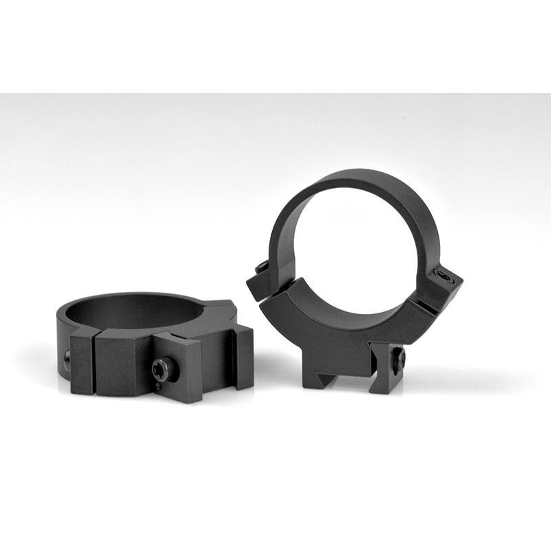 WARNE WARNE DOVETAIL RINGS, 30MM, MEDIUM, MATTE BLACK