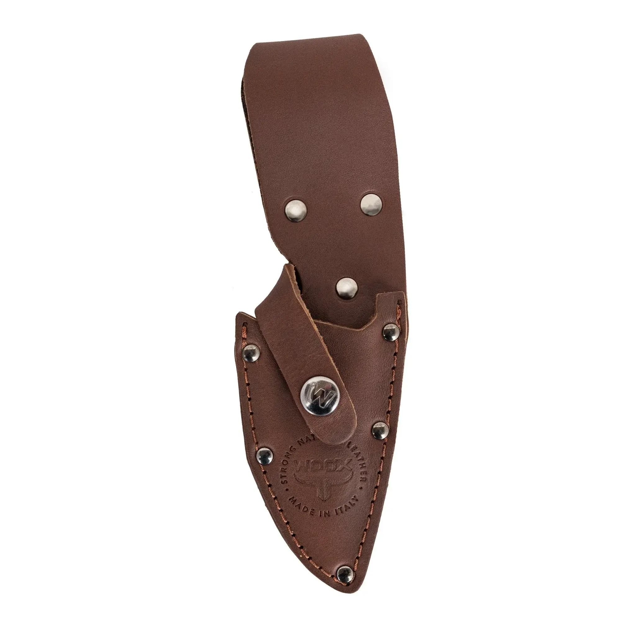 WOOX BAD BOY FIXED BLADE KNIFE PREMIUM LEATHER SHEATH, DROP POINT, SHEATH ONLY