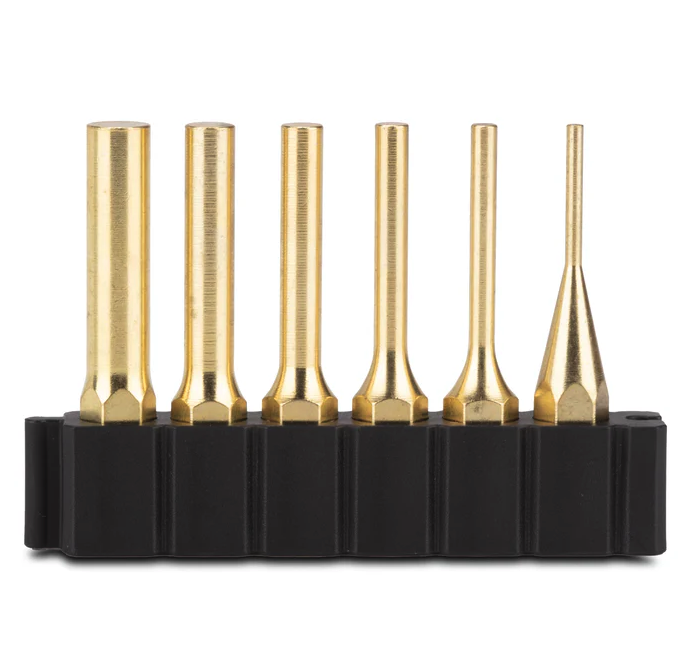 FIX IT STICKS BRASS PIN PUNCH SET, 6 PACK