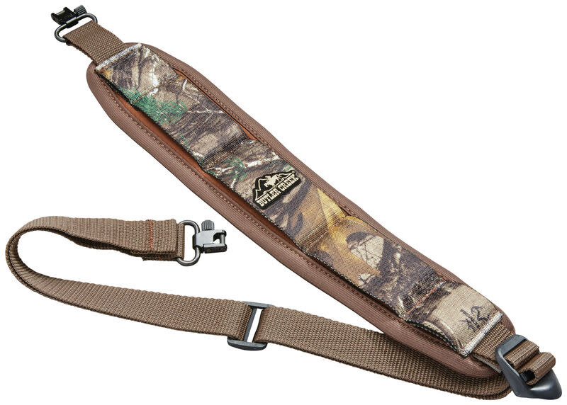 BUTLER CREEK BUTLER CREEK OMFORT STRETCH SLING, REALTREE XTRA, W/ SWIVELS