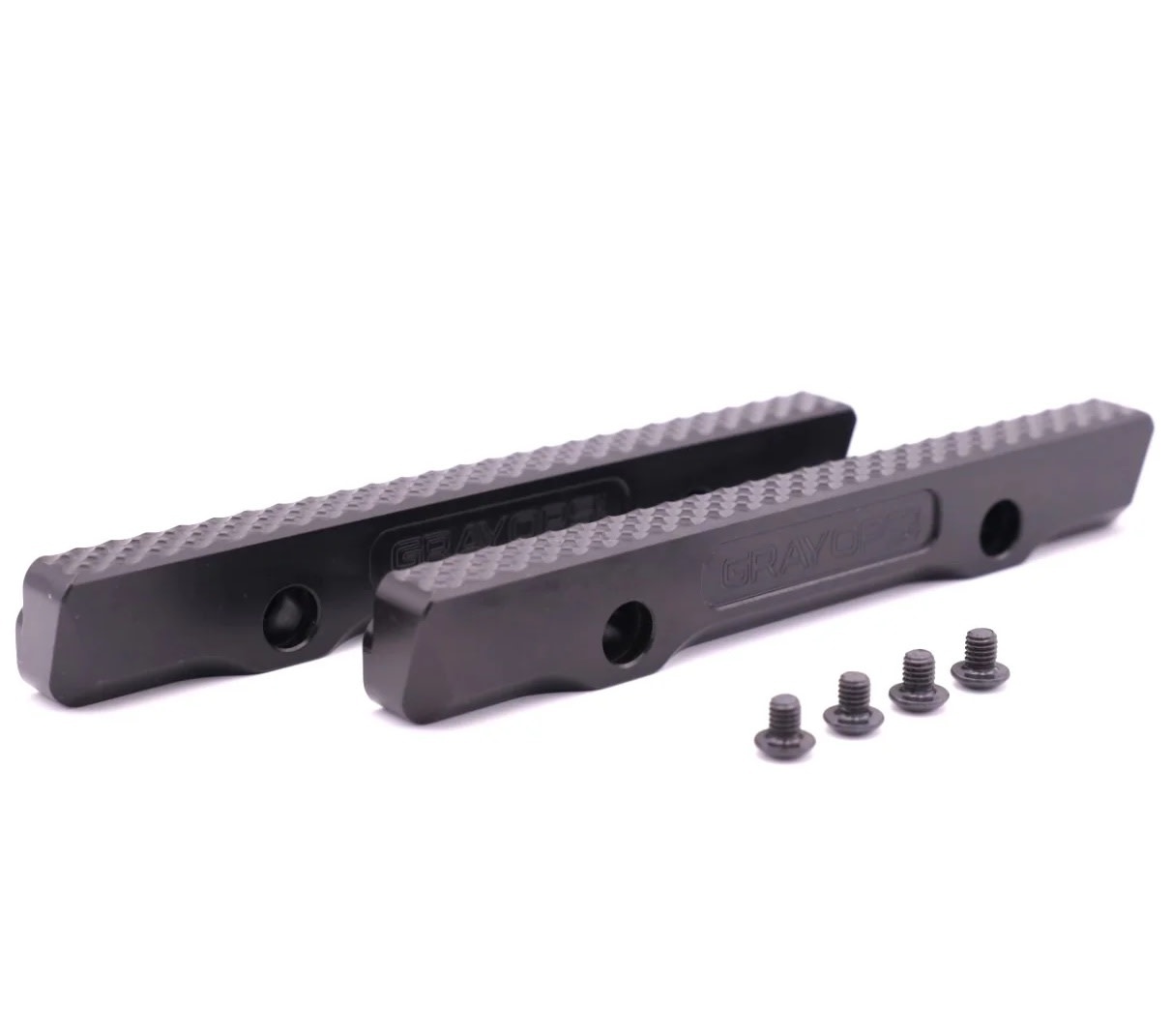GRAY OPS CNC MPA MATRIX PRO XL SIDE RAIL WEIGHT, STEEL, PAIR