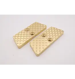 GRAY OPS CNC MINI PLATE V2 BRASS WEIGHTS, PAIR