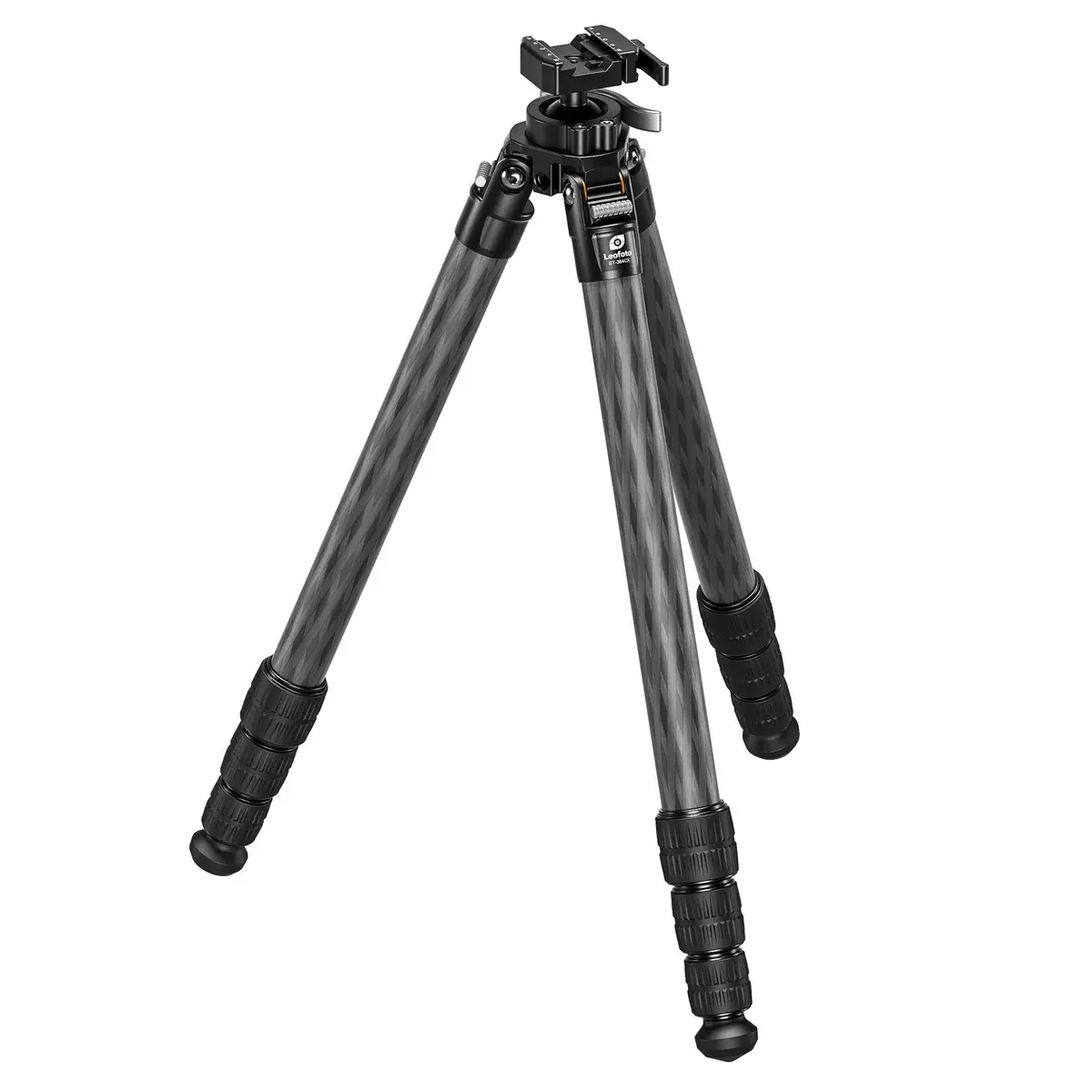 LEOFOTO ST-324CX CARBON FIBER TRIPOD, W/ RAPID LOCK BALL HEAD, FITS PICATINNY AND ARCA