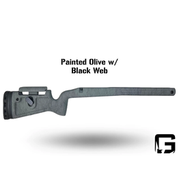 GRAYBOE PHOENIX 2 STOCK, REMINGTON 700 & CLONES, SA, RH, M5, OLIVE W/ BLACK WEB