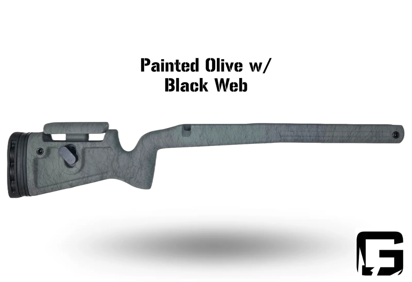 GRAYBOE PHOENIX 2 STOCK, REMINGTON 700 & CLONES, SA, RH, M5, OLIVE W/ BLACK WEB