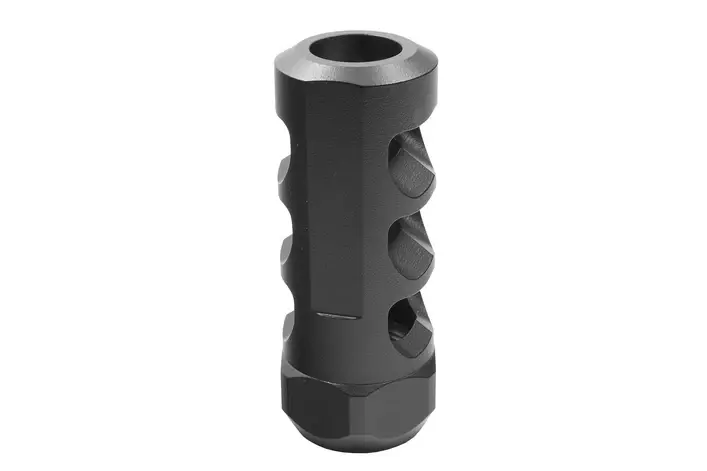 MUZZLE-LOADERS MUZZLE BRAKE, 50 CAL, 3/4-24, BLACK