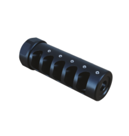 APA FAT BASTARD MUZZLE BRAKE, GEN 3, 3/4-24, 6.5MM, BLACK NITRIDE