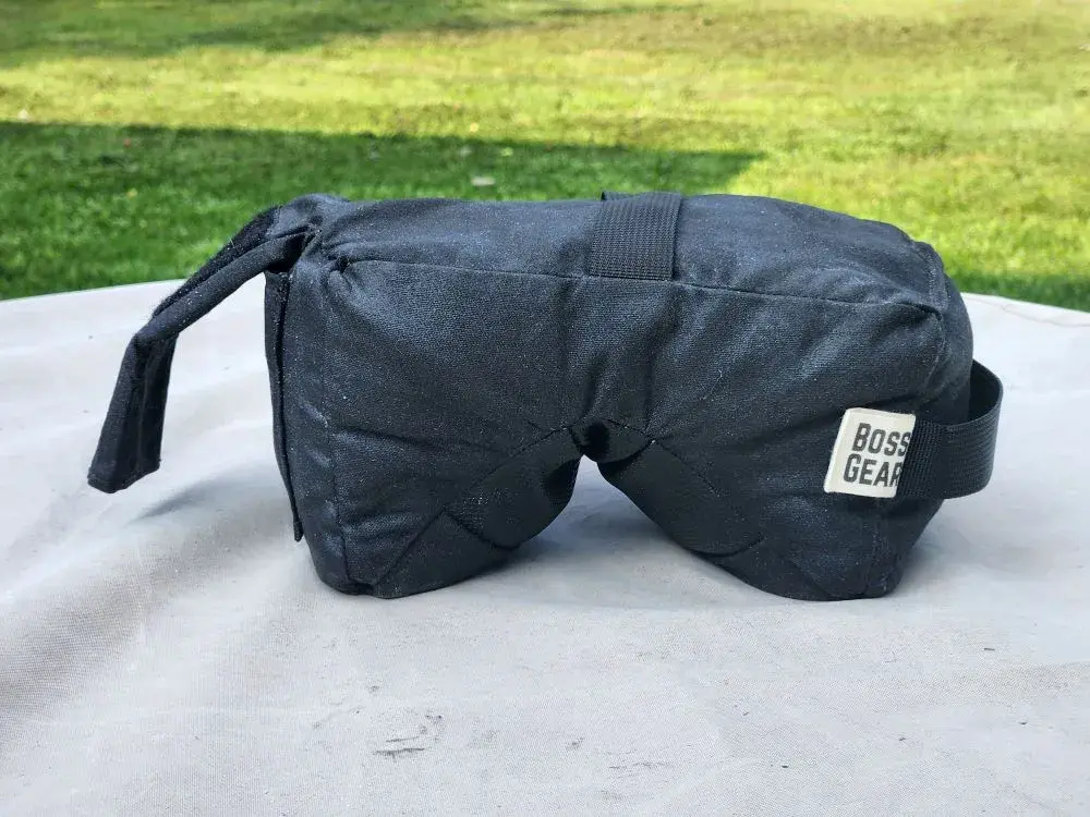 BOSSGEAR ELITE SERIES CLASSIC MC SHOOTING BAG, HEAVY FILL, BLACK