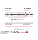 EGW EGW WINCHESTER 70 WSM ACTION PICATINNY RAIL SCOPE MOUNT, 20 MOA