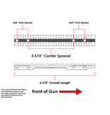 EGW EGW WINCHESTER 70 WSM PICATINNY RAIL SCOPE MOUNT, 0 MOA