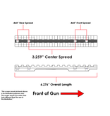 EGW EGW WINCHESTER 70 SHORT ACTION PICATINNY RAIL SCOPE MOUNT, 20 MOA