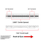 EGW EGW WINCHESTER 70 STD/LA PICATINNY RAIL SCOPE MOUNT, PRE-64, 20 MOA