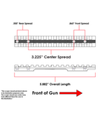 EGW EGW WINCHESTER 70 WSSM PICATINNY RAIL SCOPE MOUNT 0 MOA