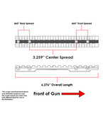 EGW EGW WINCHESTER 70 SHORT ACTION PICATINNY RAIL SCOPE MOUNT, 0 MOA