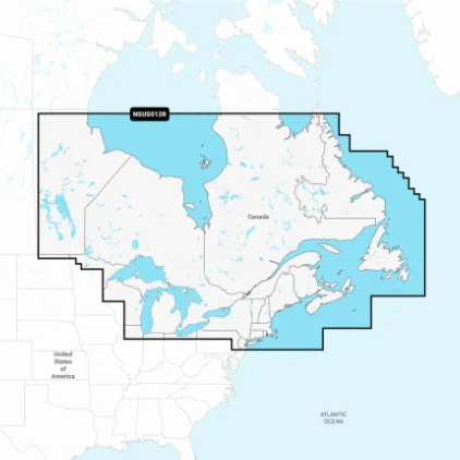 GARMIN GARMIN NAVIONICS+ LAKES RIVERS AND COASTAL MARINE CHARTS, CANADA EAST & GREAT LAKES,  NSUS012R, MICROSD/SD CARD & ONE-YEAR SUBSCRIPTION