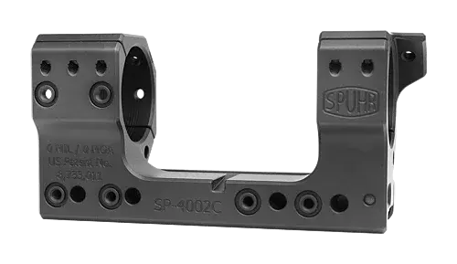 SPUHR SPUHR ISMS ONE PIECE SCOPE MOUNT, 34MM DIA, 38MM HEIGHT, 0 MIL, GEN 3