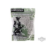 MATRIX MATCH GRADE BIODEGRADABLE AIRSOFT BB'S, 6MM, .25G, 4000 ROUNDS, SAND COLOR