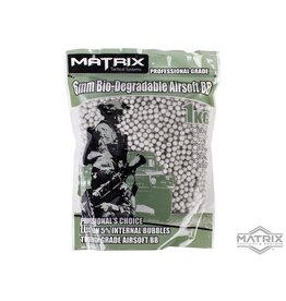 MATRIX MATCH GRADE BIODEGRADABLE AIRSOFT BB'S, 6MM, .25G, 4000 ROUNDS, SAND COLOR