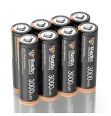 RADIX HUNTING LITHIUM AA BATTERIES, 8 PACK