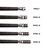 SALMON RIVER SOLUTIONS SRS TI PRO 2 SELF TIMING MUZZLE BRAKE, 6.5MM, 5/8-24, .860", .860" NUT, BLACK CERAKOTE