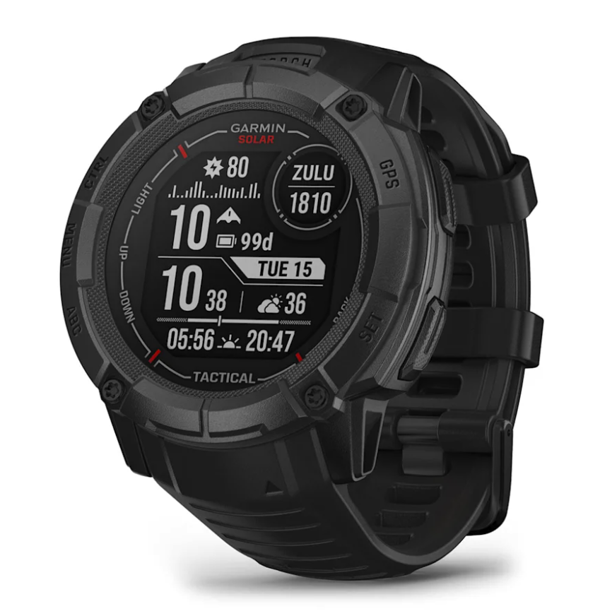 GARMIN GARMIN INSTINCT 2X SOLAR WATCH, TACTICAL, 50MM, BLACK