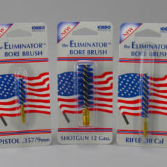 IOSSO ELIMINATOR BORE BRUSH, 9MM PISTOL