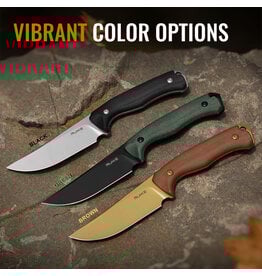 RUIKE F186-MB FIXED BLADE KNIFE, GREEN & BLACK