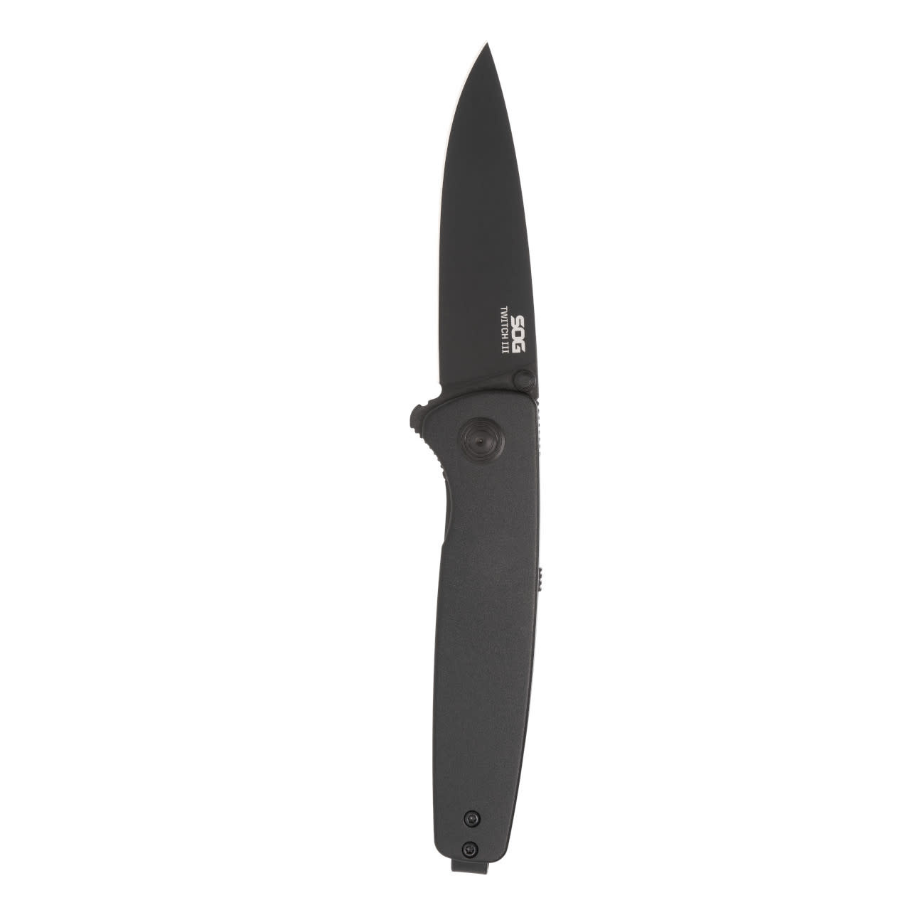 SOG SOG TWITCH III FOLDING KNIFE, BLACK