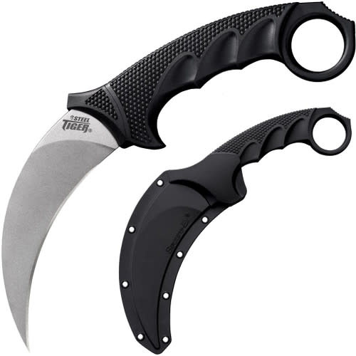 COLD STEEL COLD STEEL STEEL TIGER KNIFE, W/ SHEATH