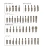 FIX IT STICKS BENCHTOP BIT PACK, 43 PIECES