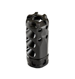 PRECISION ARMAMENT HYPERTAP TI MUZZLE BRAKE, TITANIUM-SLIM, 6.5MM/264 CAL, 5/8-24, BLACK