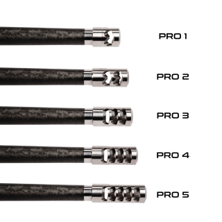 SALMON RIVER SOLUTIONS SRS TI PRO 2  SELF TIMING MUZZLE BRAKE, 6.5MM, 5/8-24, .860", .750" NUT, GARNET BLASTED