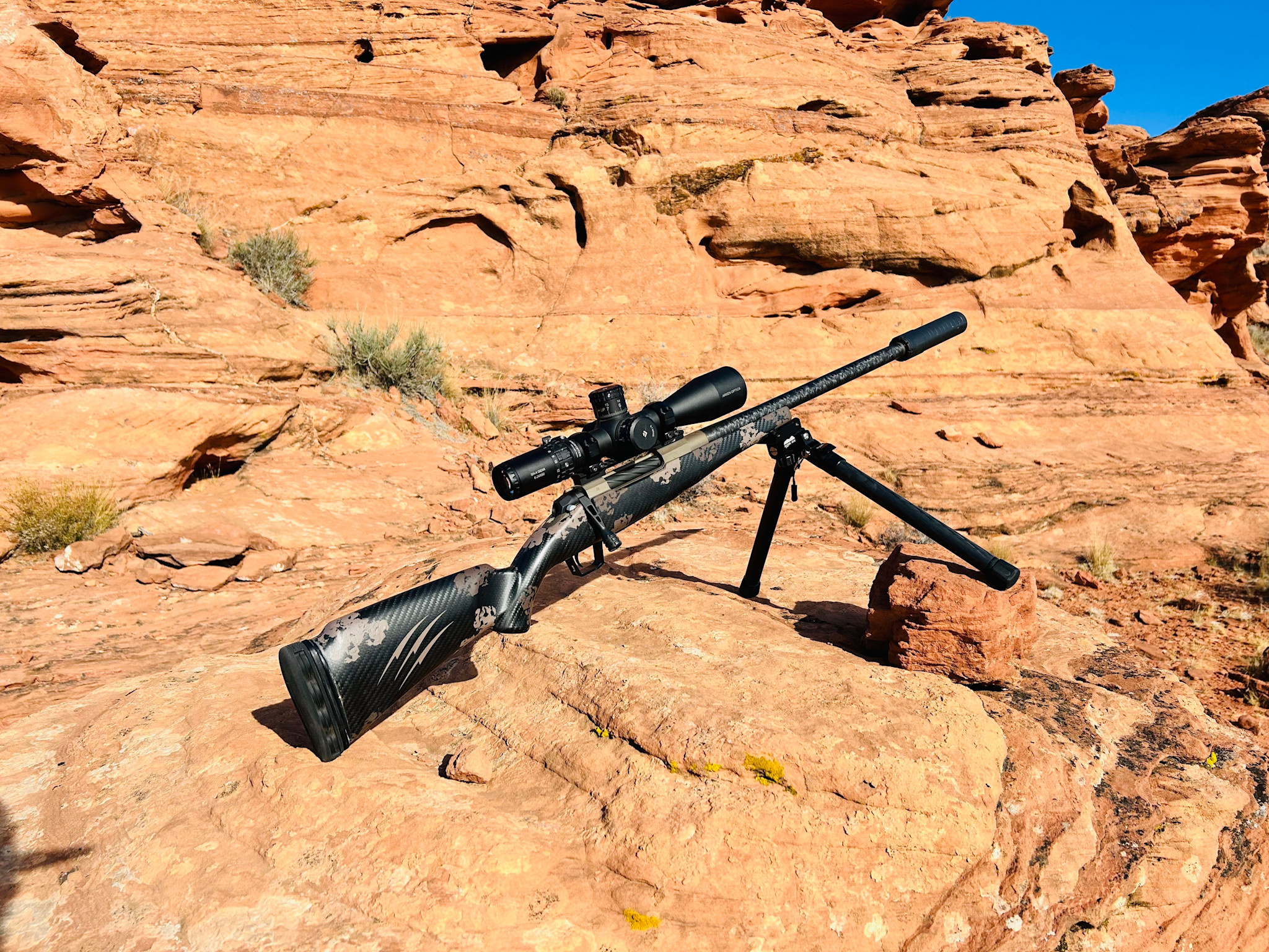 RYDR INDUSTRIES RYDR-9 CARBON FIBER BIPOD, PICATINNY