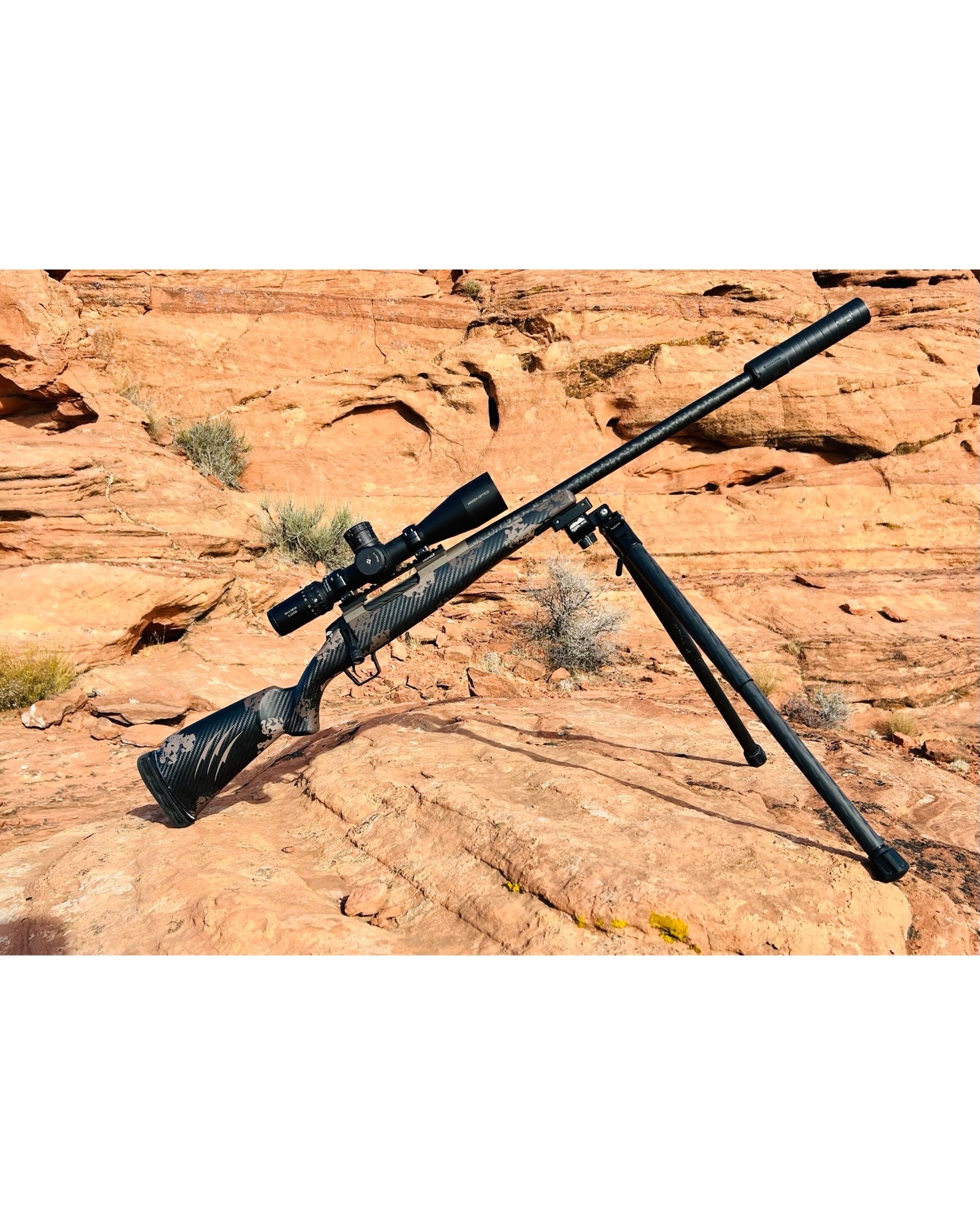 RYDR INDUSTRIES RYDR-9 CARBON FIBER BIPOD, PICATINNY