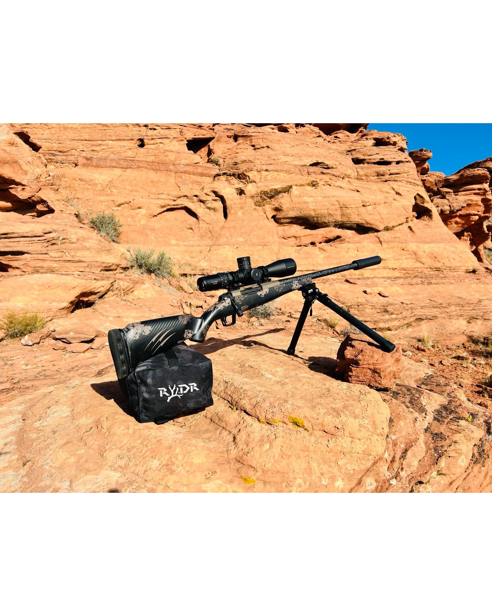 RYDR INDUSTRIES RYDR-9 CARBON FIBER BIPOD, PICATINNY