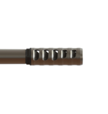 WITHOUT WARNING CHAD SELF-TIMING MUZZLE BRAKE, .264”/6.5MM, RAW