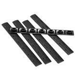 BCM BCM RAIL PANEL KIT, M-LOK, 5.5”, BLACK, 5 PACK