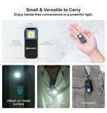 OLIGHT OCLIP CLIP FLASHLIGHT WITH WHITE & RED LIGHT, BLACK