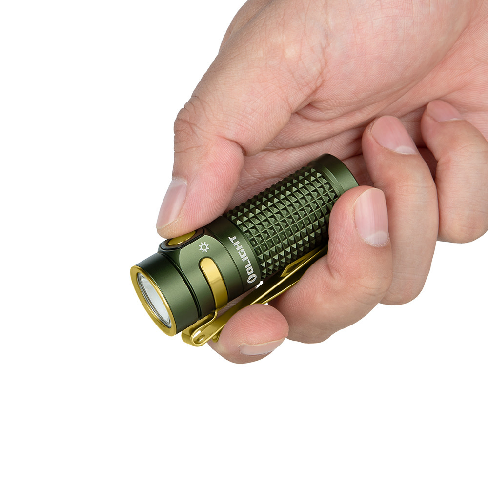 OLIGHT BATON 4 EDC FLASHLIGHT, 1300 LUMENS, OD GREEN