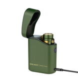 OLIGHT BATON 4 EDC FLASHLIGHT, 1300 LUMENS, PREMIUM, W/ CHARGING CASE, OD GREEN