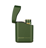 OLIGHT BATON 4 EDC FLASHLIGHT, 1300 LUMENS, PREMIUM, W/ CHARGING CASE, OD GREEN